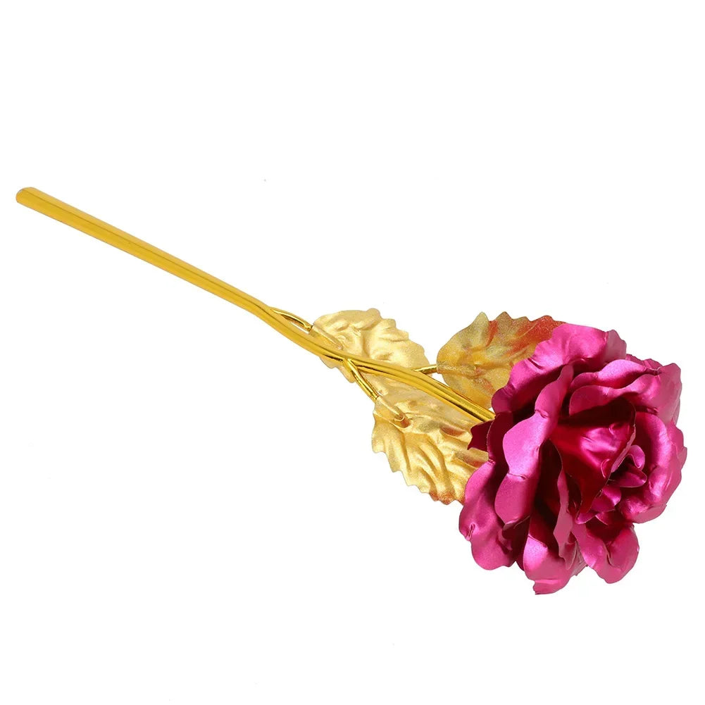 24K Gold Foil Eternal Rose