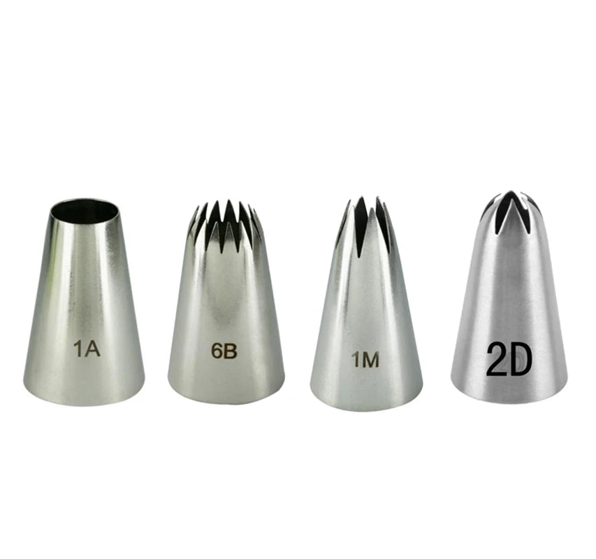 Rose Piping Nozzles – 4 Pcs