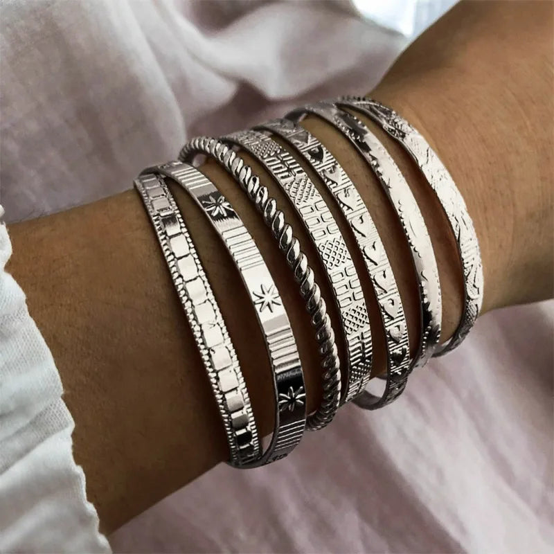 Gold Bracelet Set
