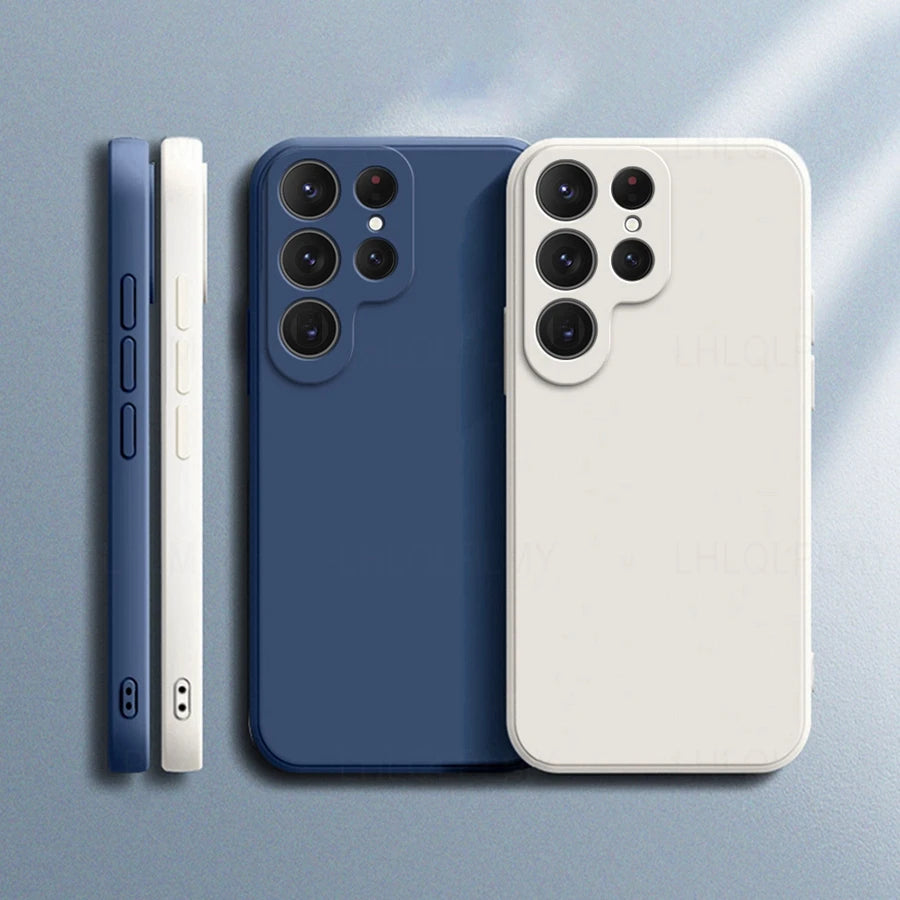 🟦 Square Liquid Silicone Case