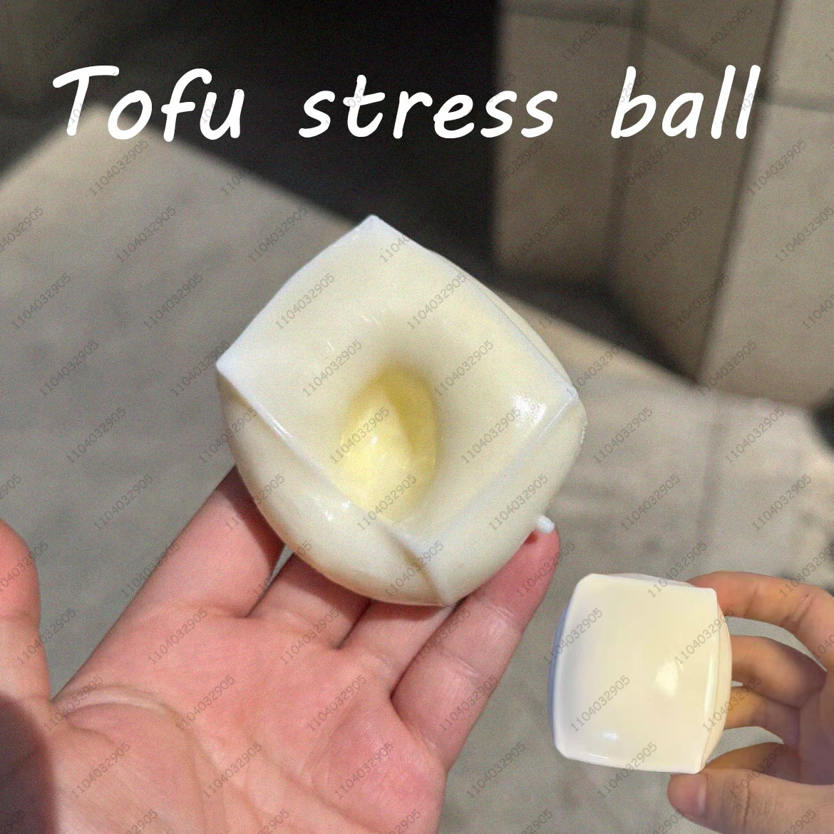 Tofu Squishy Stress Ball