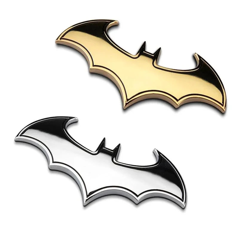 🦇 3D Bat Shape Metal Car Sticker