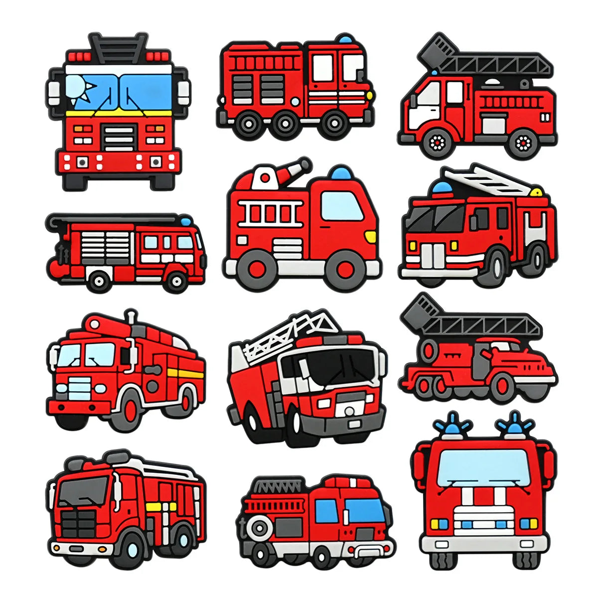 Fire Engine Shoe Charms