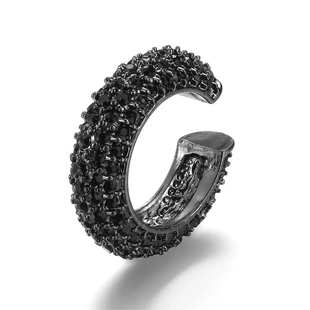 Rhinestone C-Shape Ear Cuff (1 Pc)