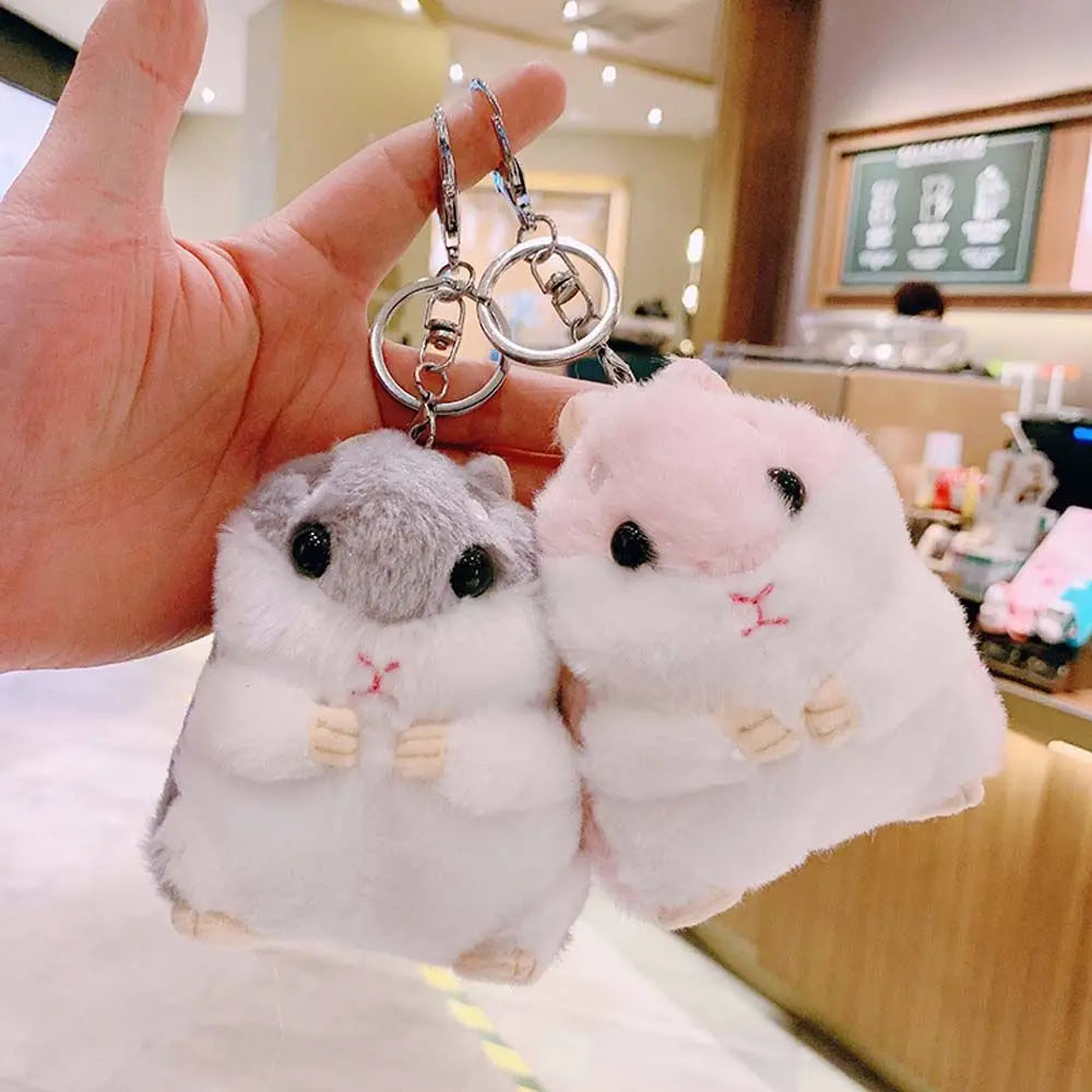 Mini Plush Animal Keychain