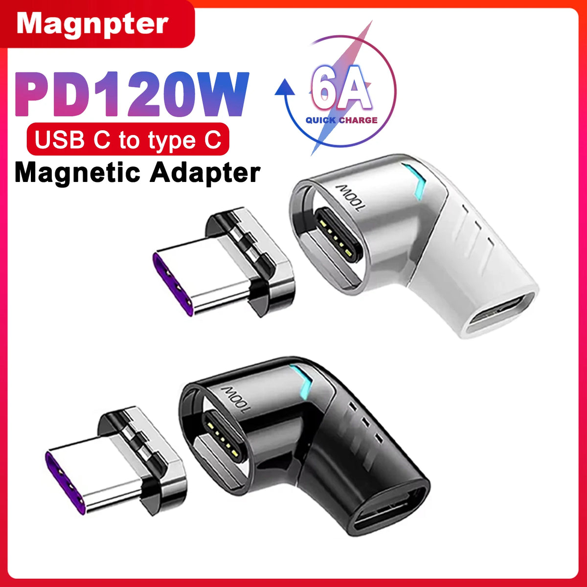 🧲 120W USB-C Magnetic Adapter