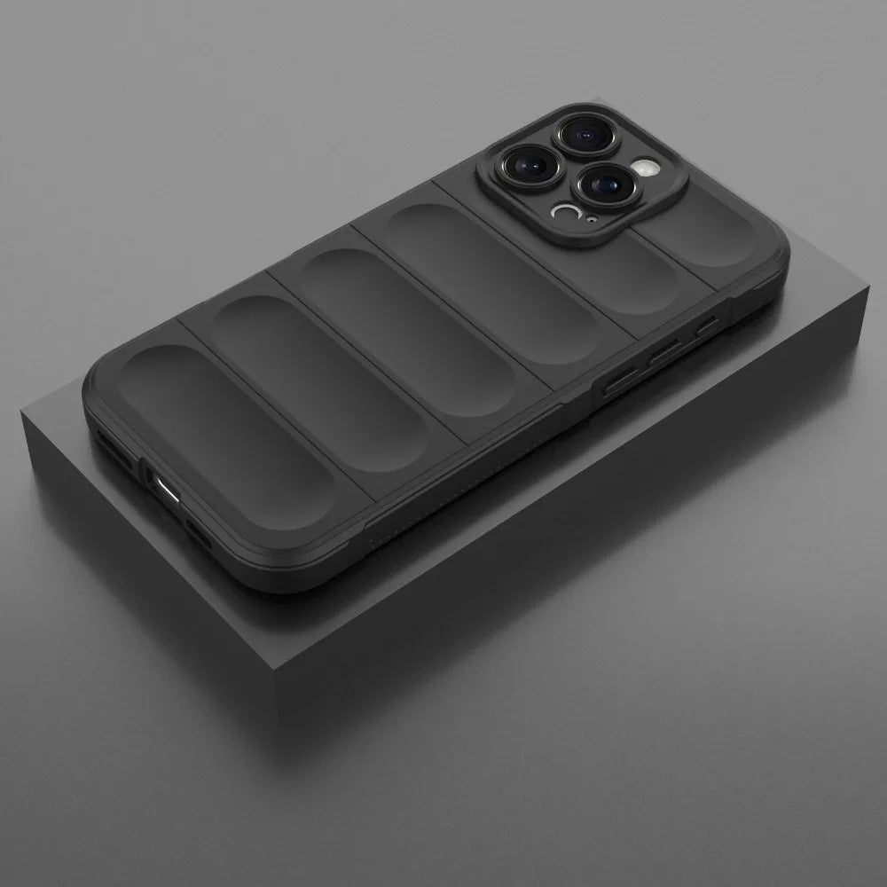 Soft Anti-Fall Silicone iPhone Case