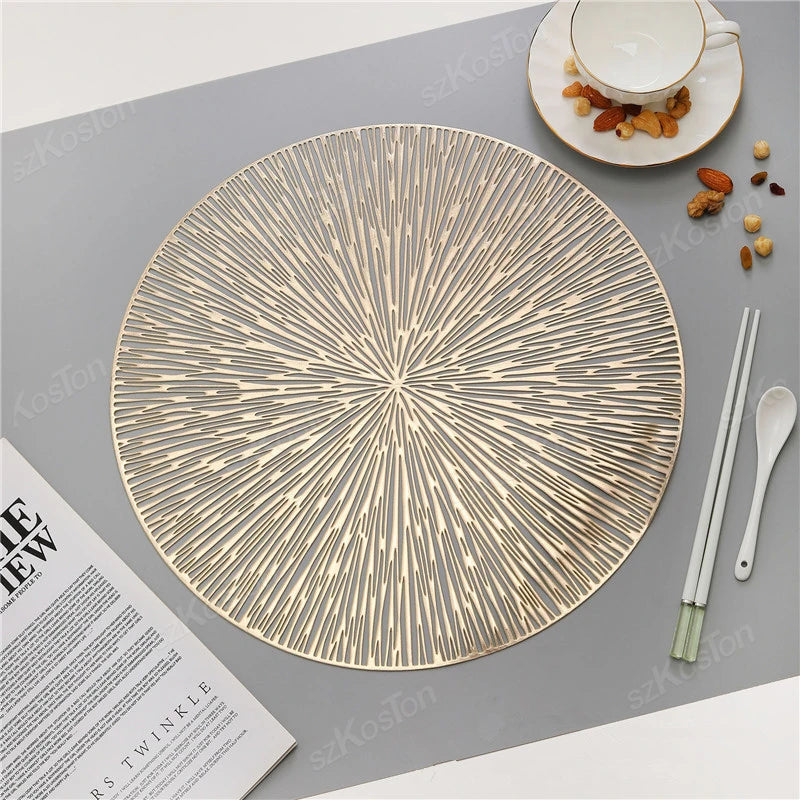 Hollow Round PVC Placemat