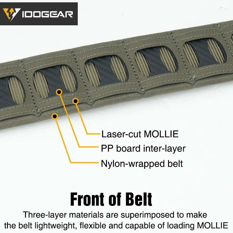 2-Inch Tactical MOLLE Duty Belt