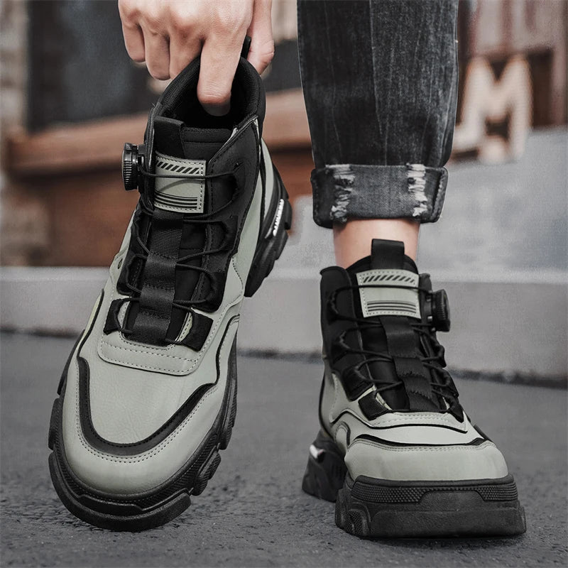 Men's Leather Combat Boots