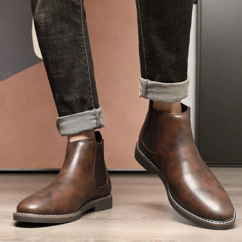 Men's Leather Chelsea Boots