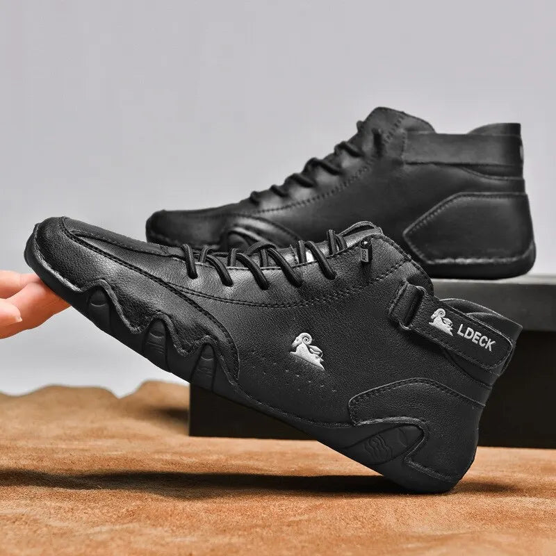 Men's Waterproof High-Top Sneakers