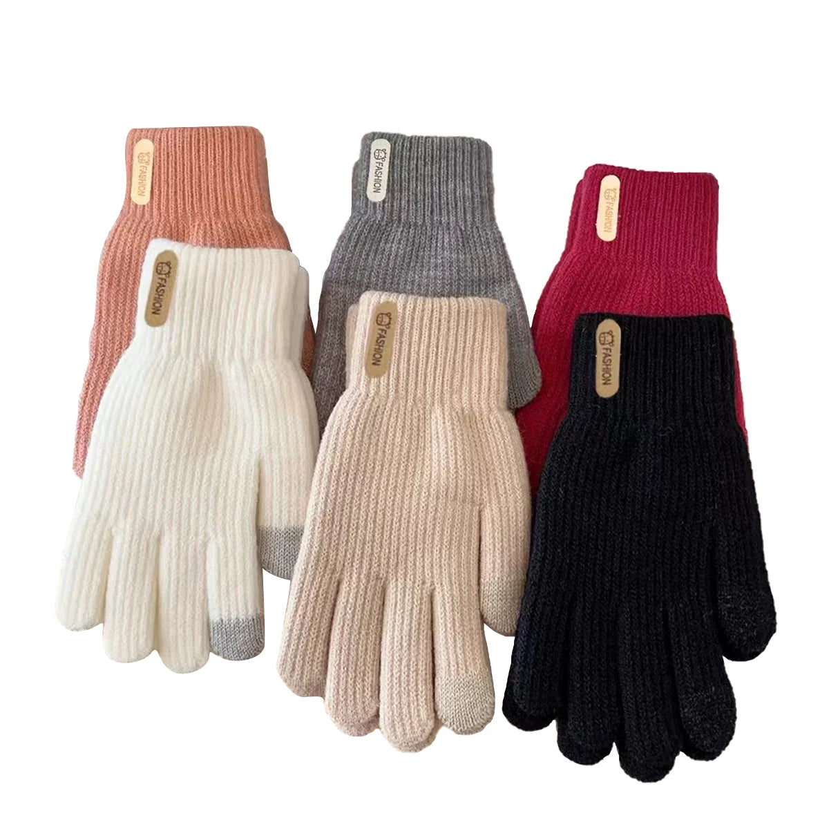 Thick Knit Winter Cycling Gloves