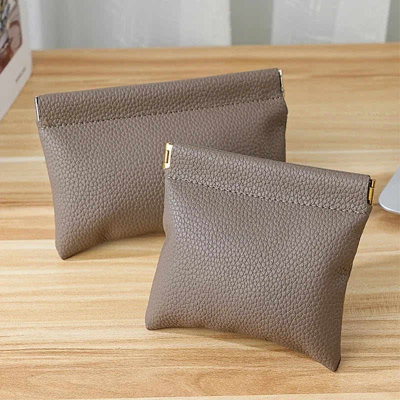 Self-Closing Mini Pouch Wallet