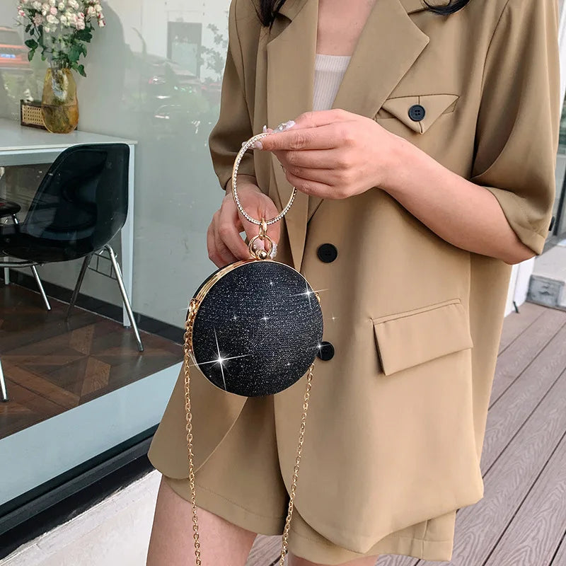 Sparkling Round Ball Mini Bag