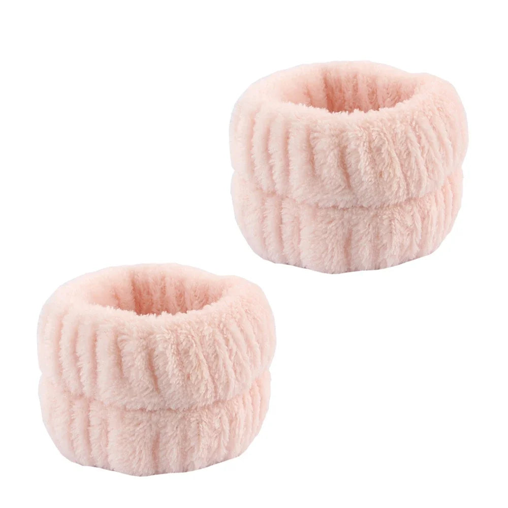 Spa Headband & Wristbands – 3 Pcs