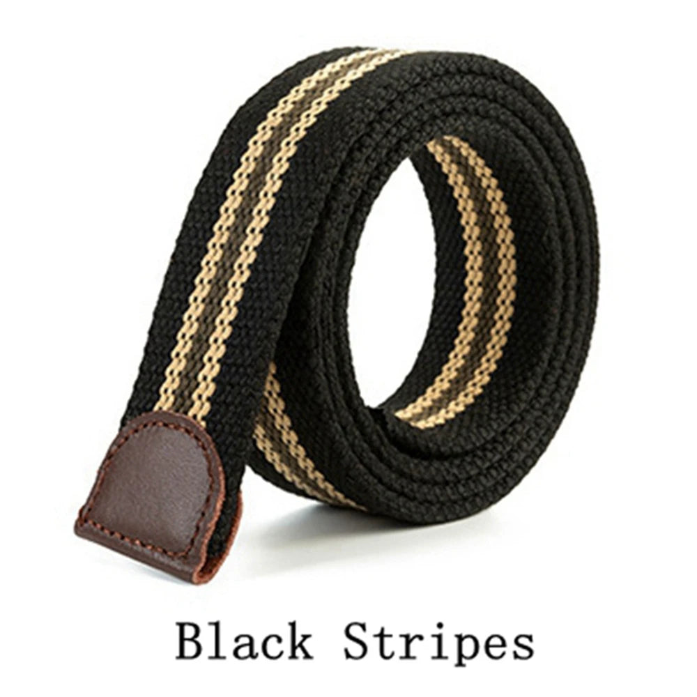 Canvas Tactical Belt Strap – No Buckle