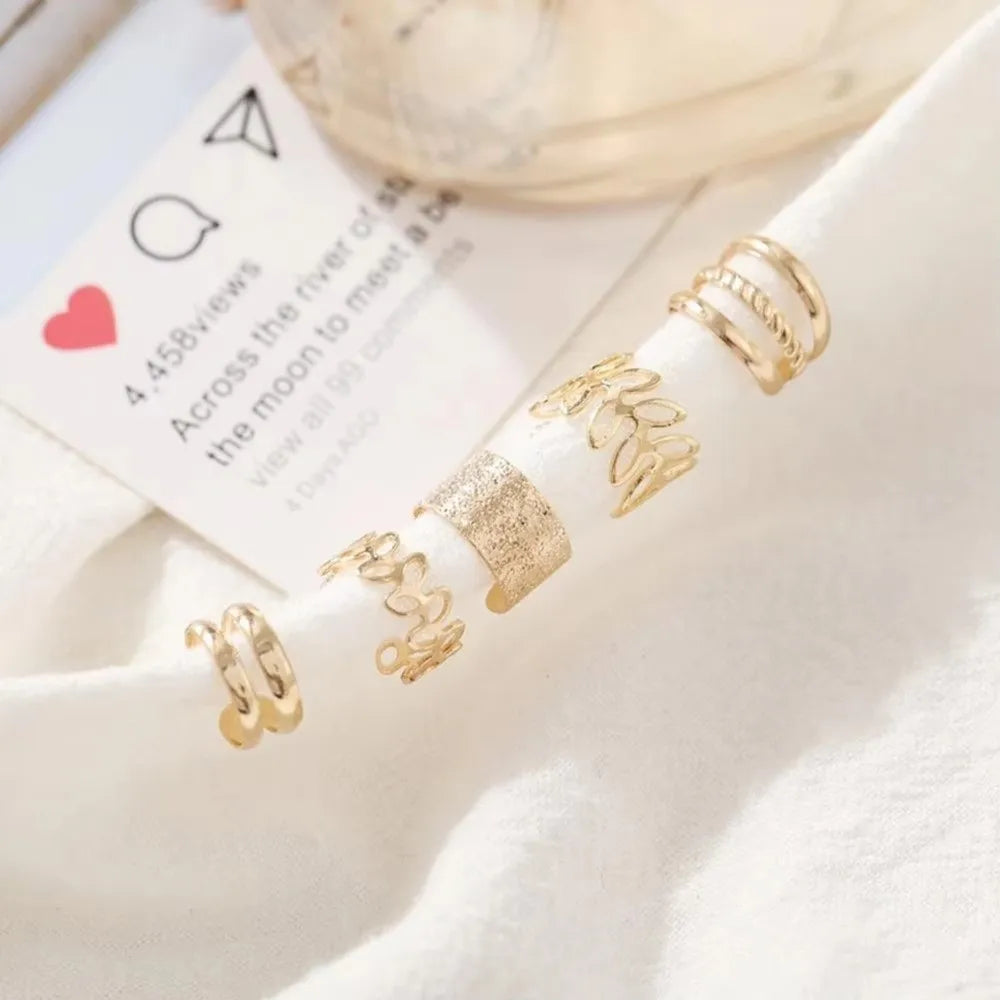 Smooth C-Shape Ear Cuff – No Piercing