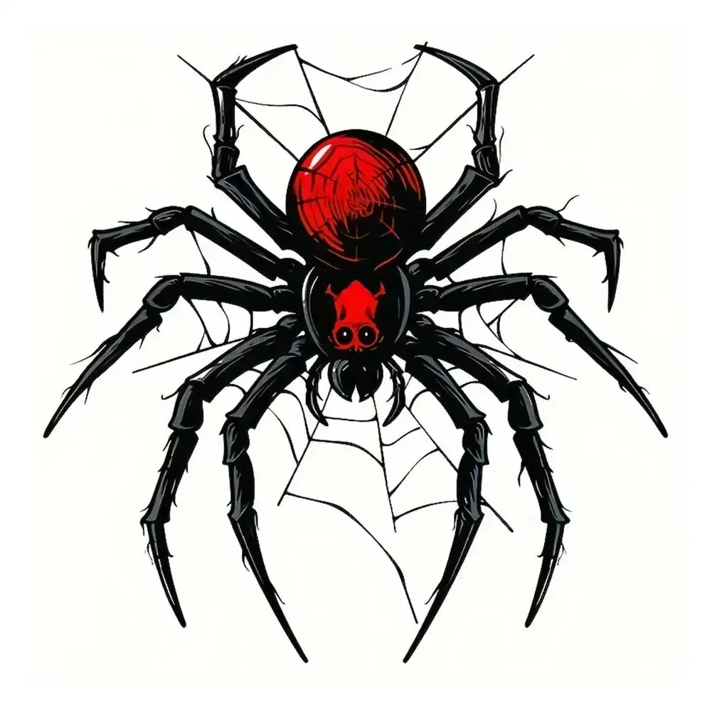 🕷️ 3D Spider Reflective Car Sticker