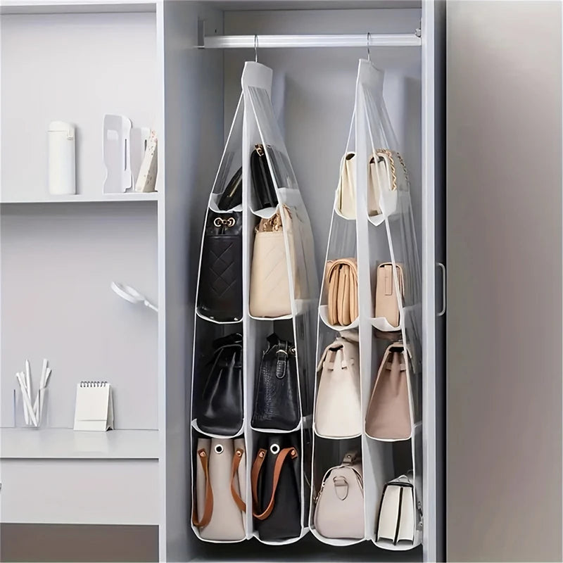 Hanging Handbag Organizer with Pockets