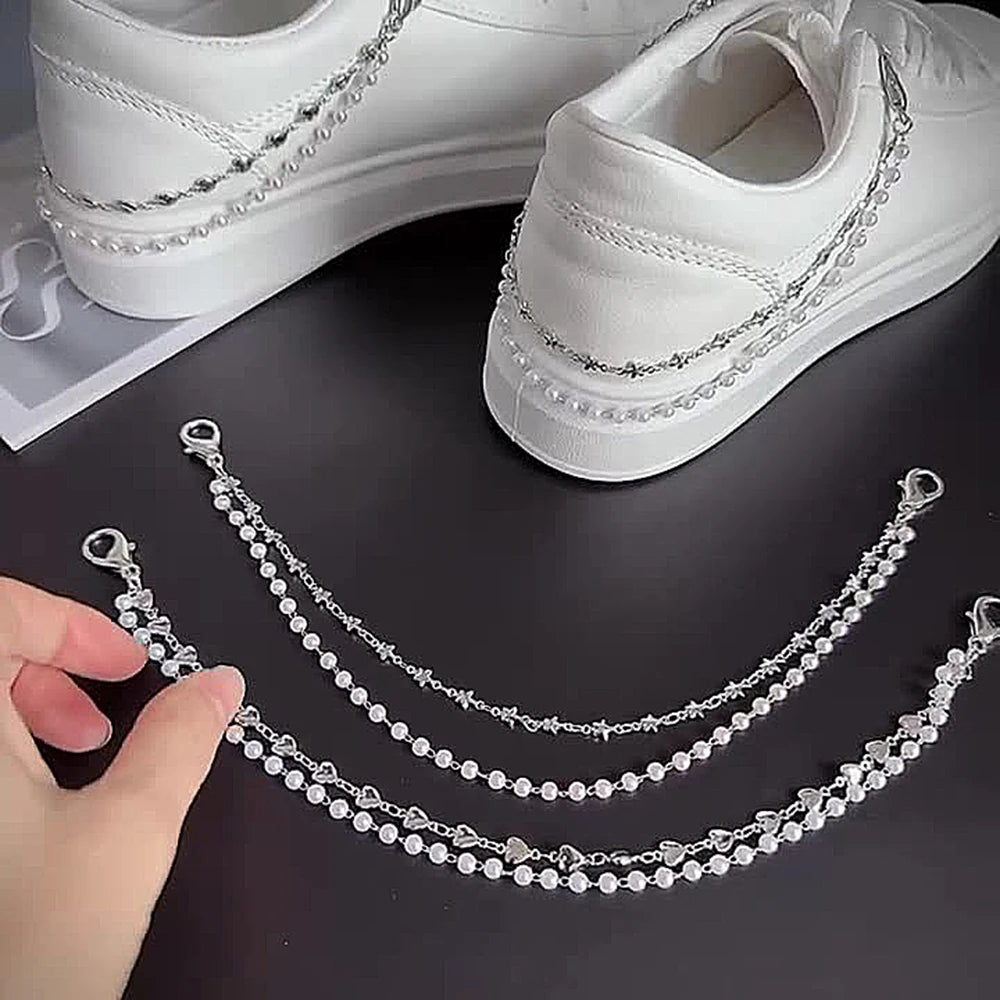 Heart & Star Shoe Chains