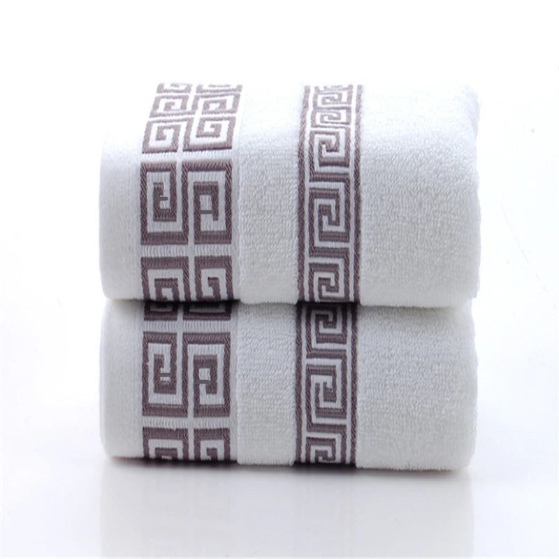 Embroidered Cotton Face Towel