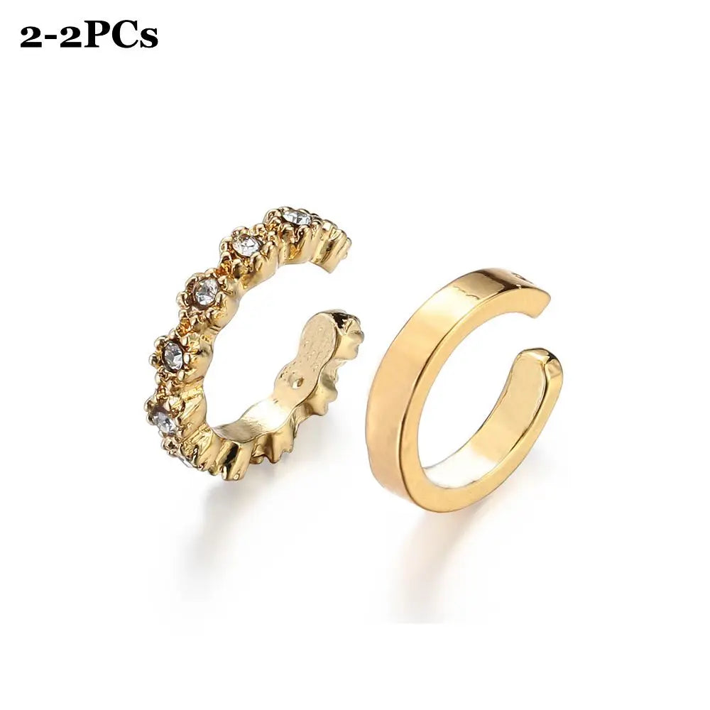 Rhinestone C-Shape Ear Cuff (1 Pc)