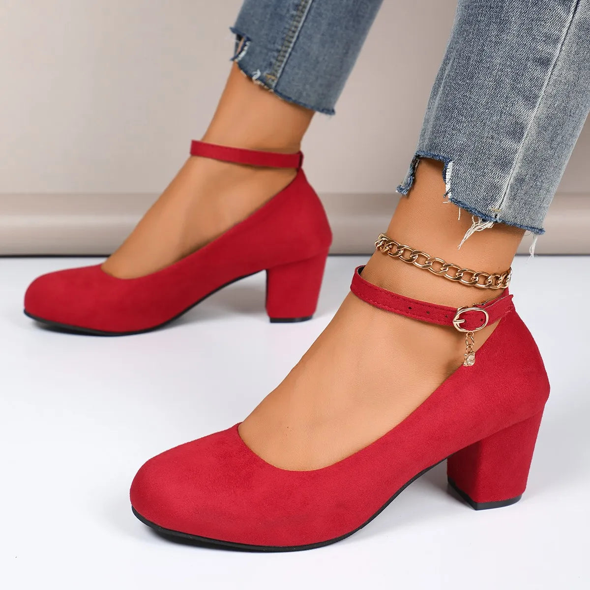 Women's Nude High-Heel Pumps