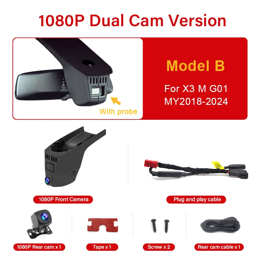 🚙 4K Dash Cam for BMW