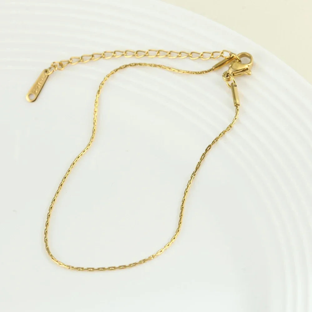 ✨ Stainless Steel Beach Anklet Jewelry