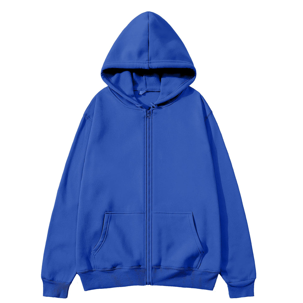 Men's Loose Zip-Up Hoodie