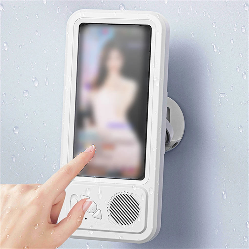 🚿 Waterproof Bluetooth Shower Phone Holder
