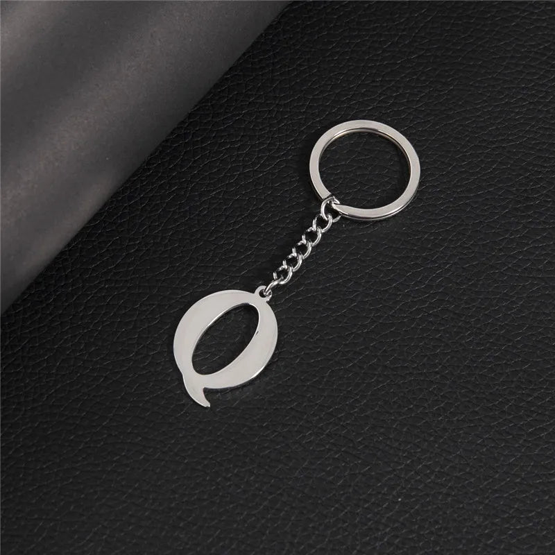 Initial Letter A–Z Keychain