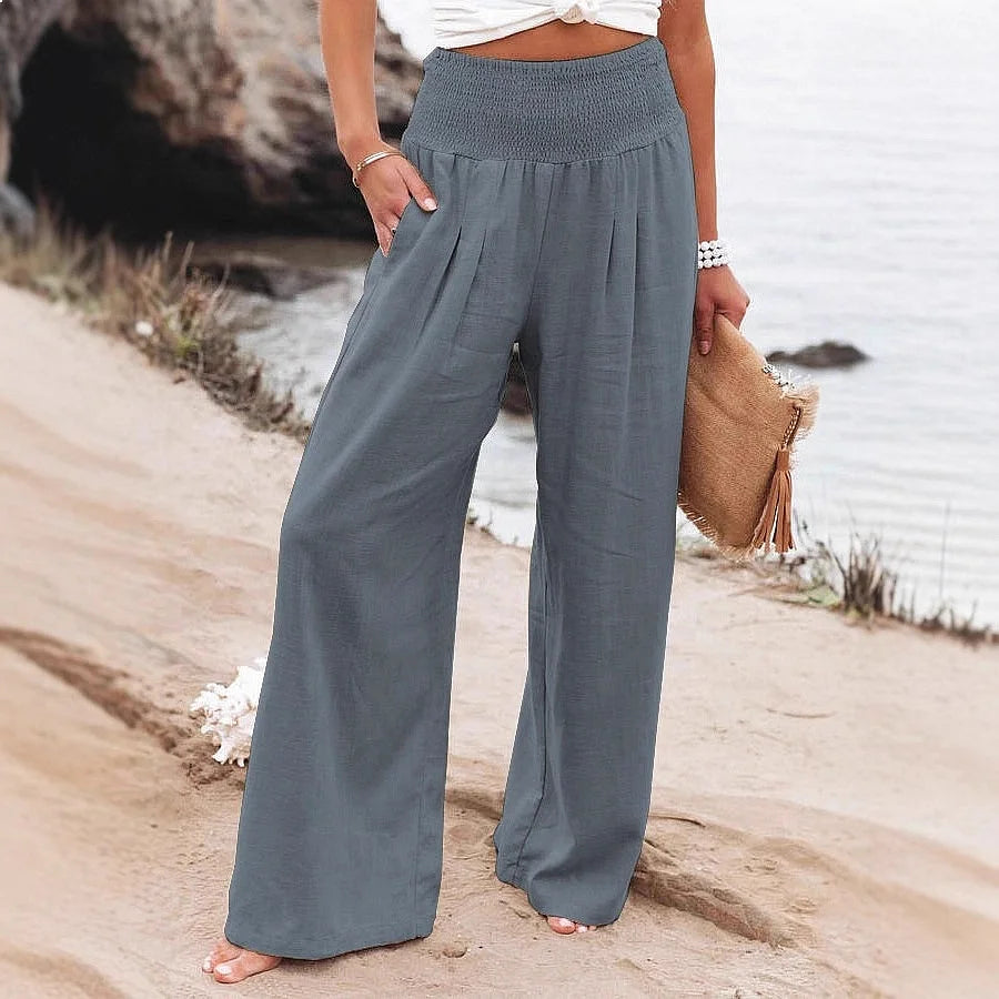 Elegant Linen Cotton Pants