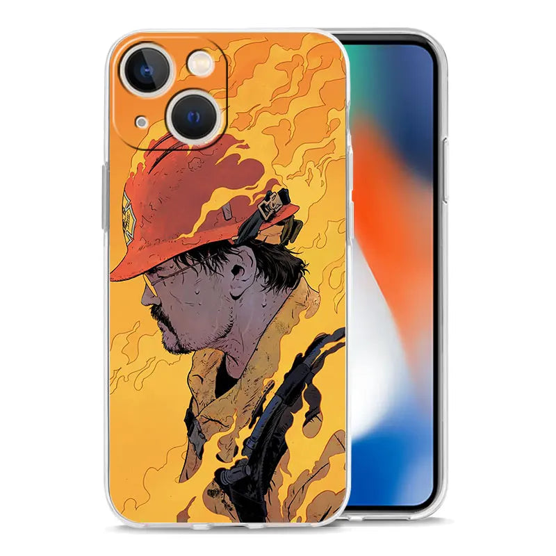 Firefighter Clear iPhone Case