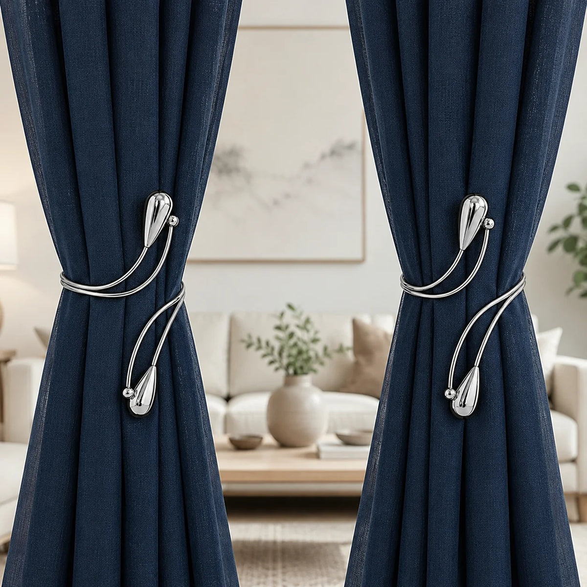 Water Drop Curtain Tiebacks – 2 Pcs