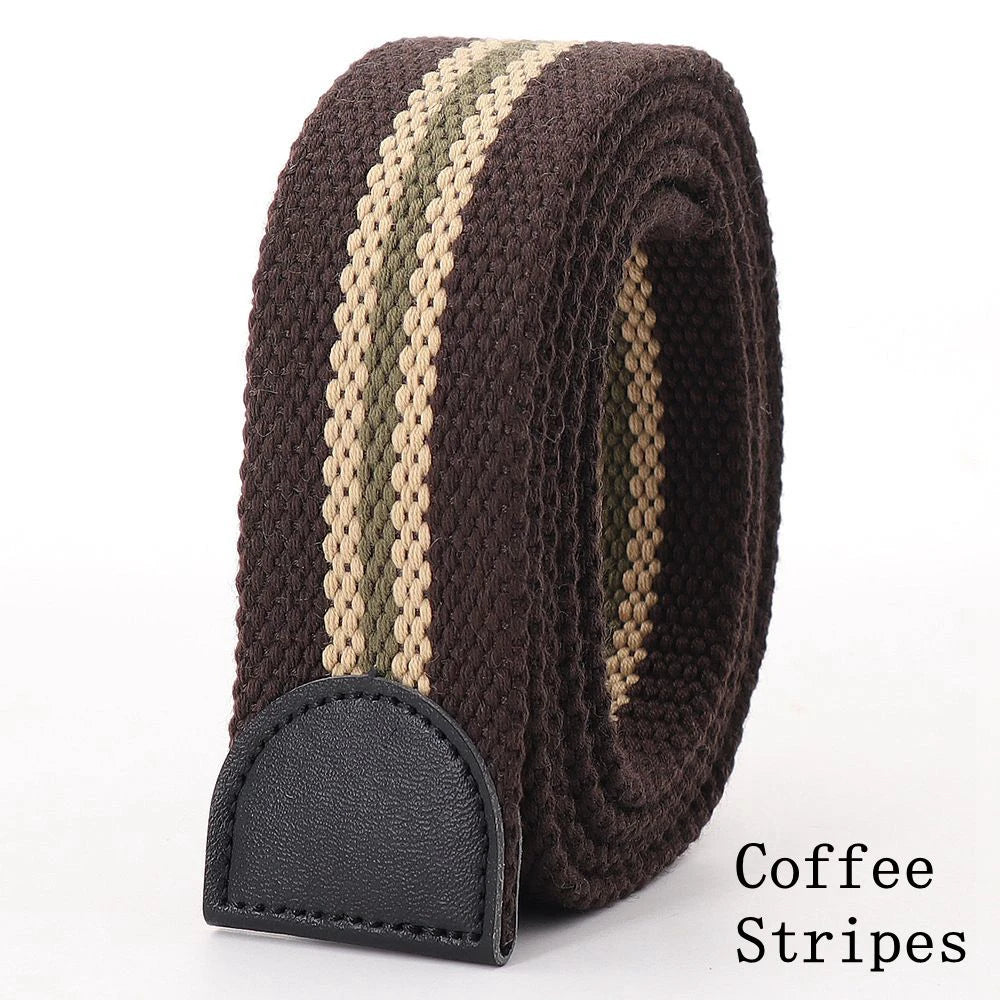 Canvas Tactical Belt Strap – No Buckle