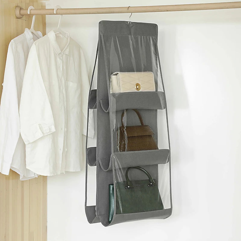 Hanging Handbag Organizer with Pockets