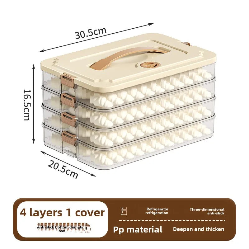 Multi-Layer Dumpling Freezer Box