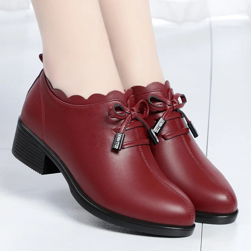 Women's Lace-Up Platform Pumps