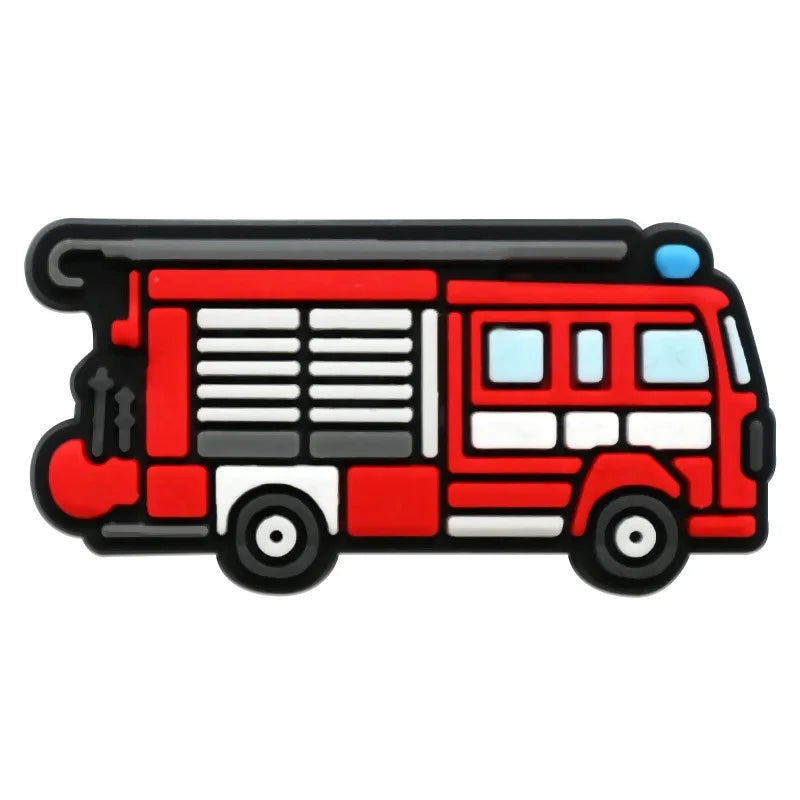 Fire Engine Shoe Charms