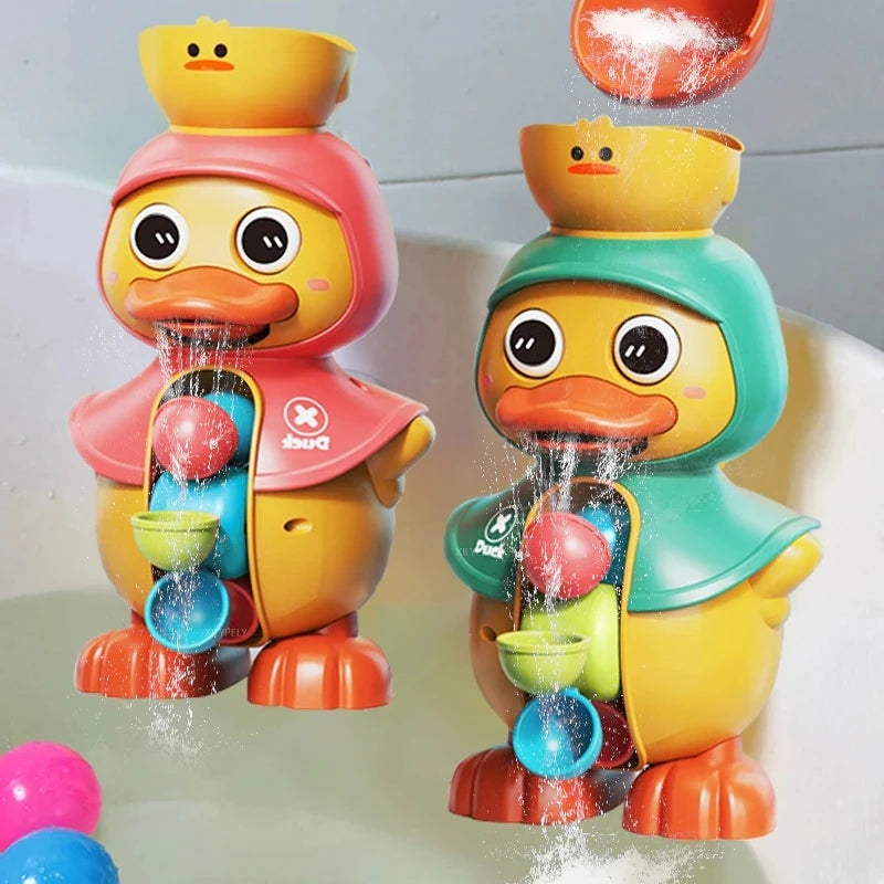 🚿 Duck Bath Water Wheel Toy
