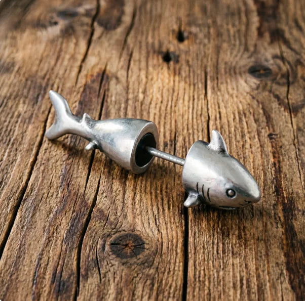 Cute Shark Stud Earrings