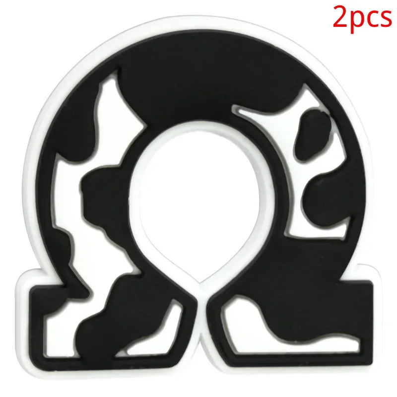 Leopard Print Shoe Buckle Charms