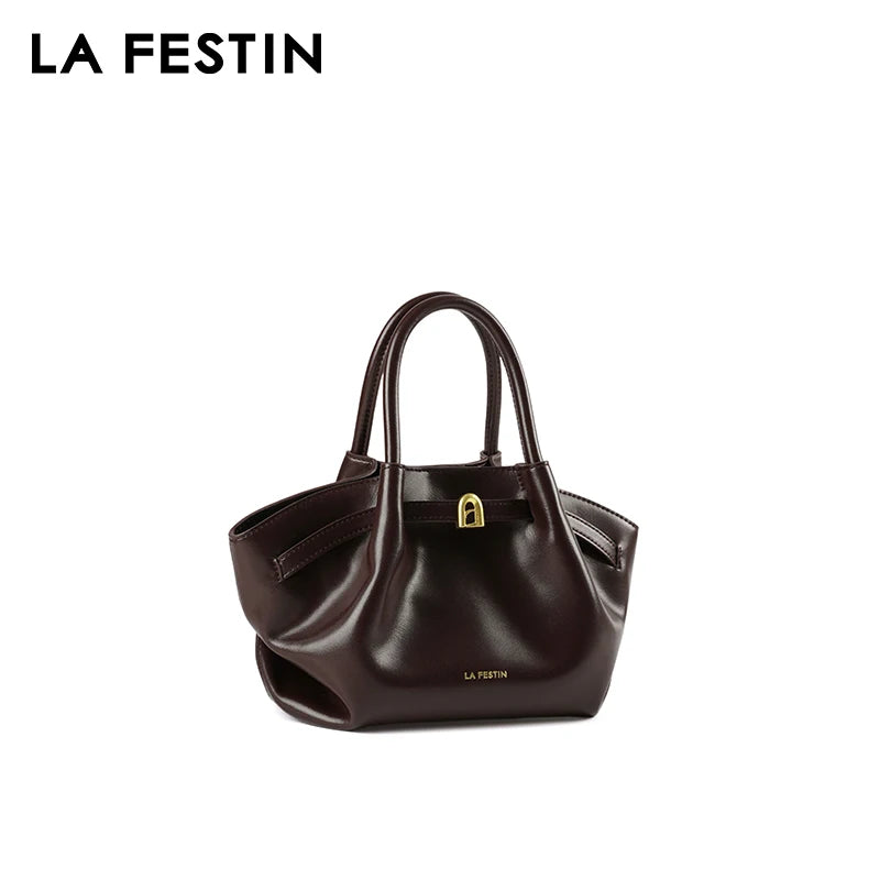 LA FESTIN حقيبة كتف نسائية بشكل دلو