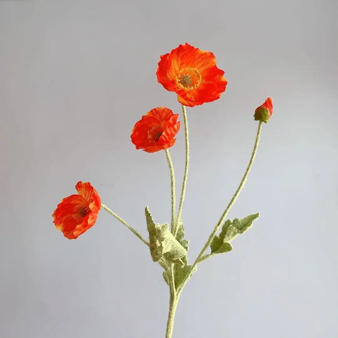 Artificial Poppy Flowers
