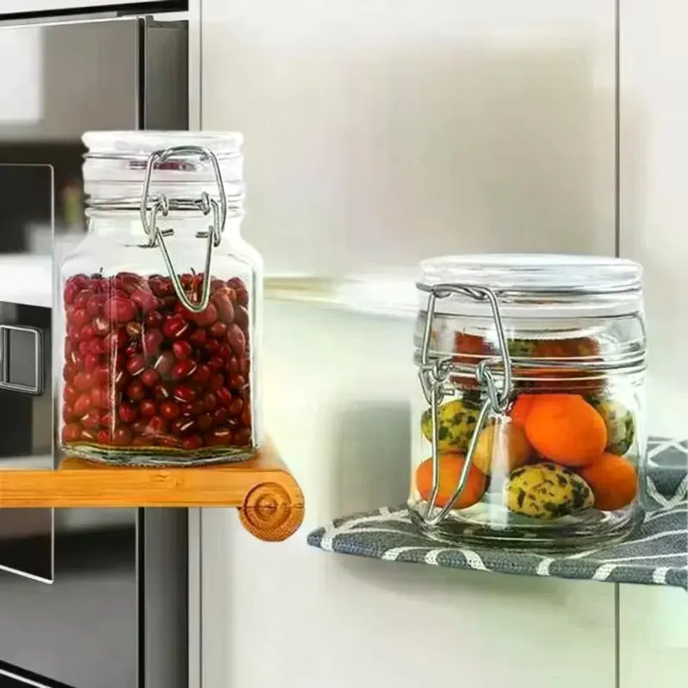 Glass Snap-Seal Storage Jar