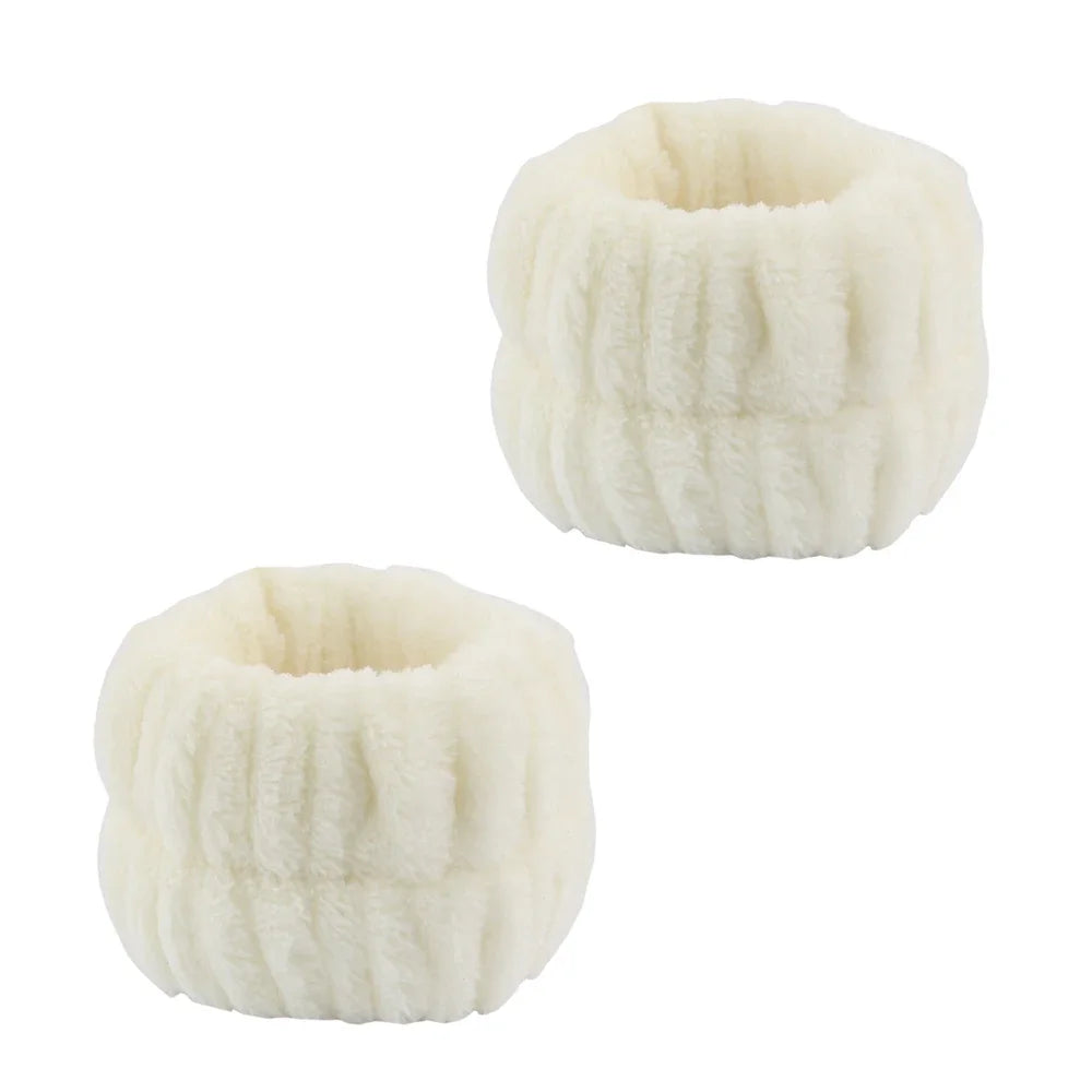 Spa Headband & Wristbands – 3 Pcs
