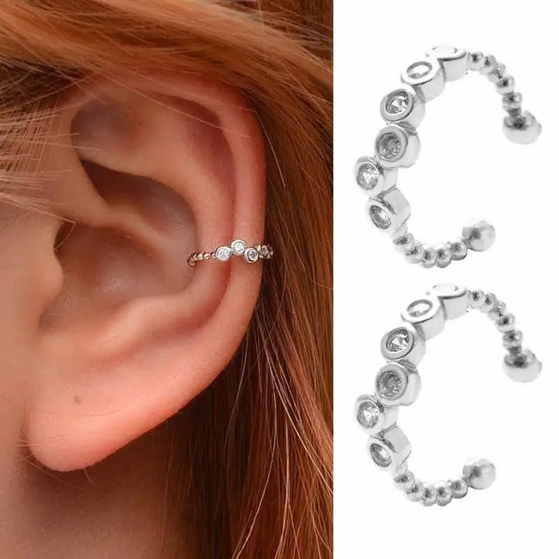 Zircon Butterfly Ear Cuff – No Piercing