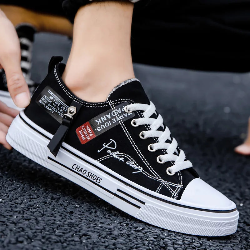 Men's Canvas Low-Top Sneakers